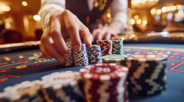 Gameplay interface: fold, call, raise controls Live Bandar Ceme gameplay interface with betting controls